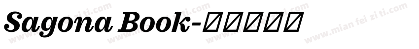 Sagona Book字体转换